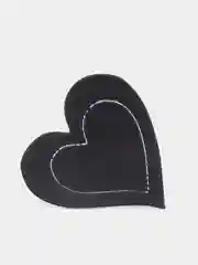 Серебряный зеркальные сердечки на торт
