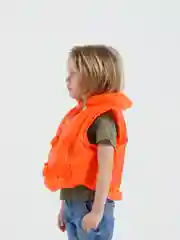 Оранжевый жилет для плавания детский 3-6 лет