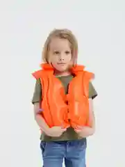 Оранжевый жилет для плавания детский 3-6 лет
