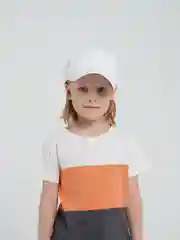 Белый бейсболка детская