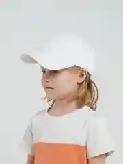 Белый бейсболка детская