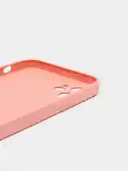 Розовый чехол iPhone 12 с принтом