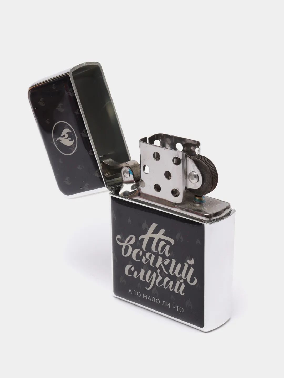 Зажигалка бензиновая гигант "На всякий случай", 11 х 7 х 2,5 см