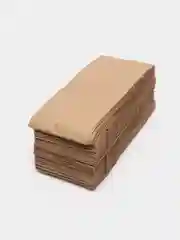 Пакет крафт фасовочный, прямоугольное дно, 100 штук, 12 х 8 х 25 см