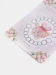Розовый календарь прорезывания зубов