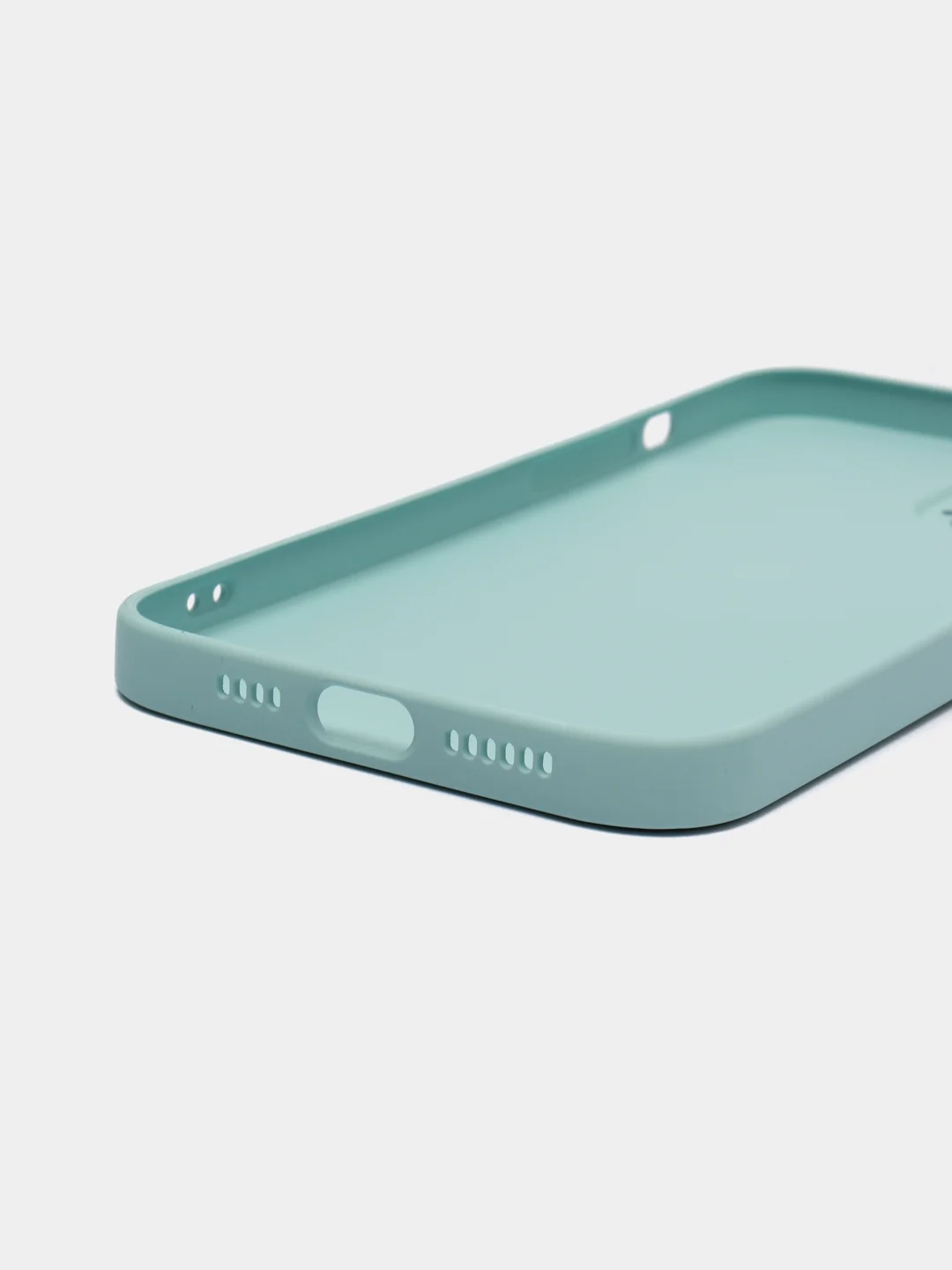 Голубой чехол iPhone 12 Pro Max с принтом