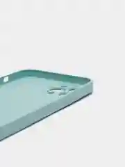 Голубой чехол iPhone 12 Pro Max с принтом