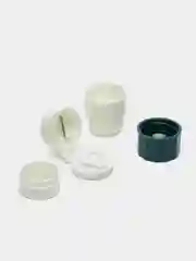 Зеленый таблетница с делителем, измельчителем и мензуркой