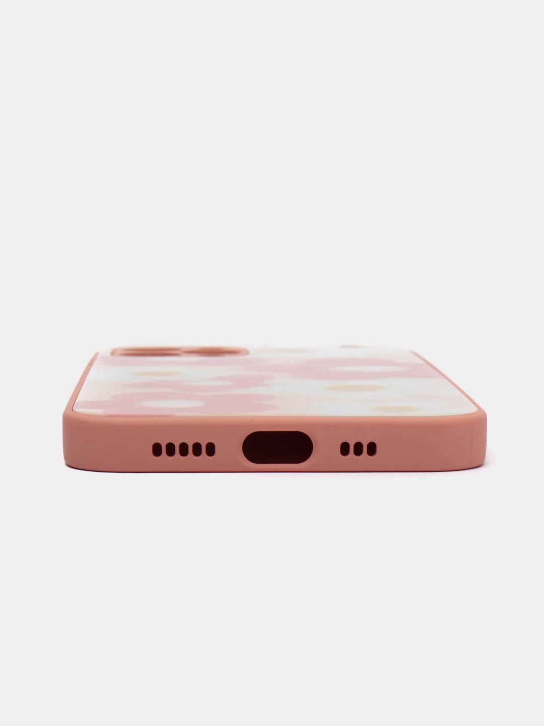 Розовый чехол iPhone 12 Pro с принтом
