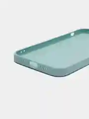 Бирюзовый чехол iPhone 12 Pro с принтом