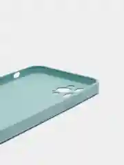 Бирюзовый чехол iPhone 12 Pro с принтом