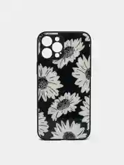 Черный чехол iPhone 12 Pro Max с принтом