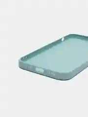 Голубой чехол iPhone 12 с принтом