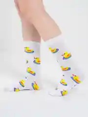 Носки с принтом "Уточки"