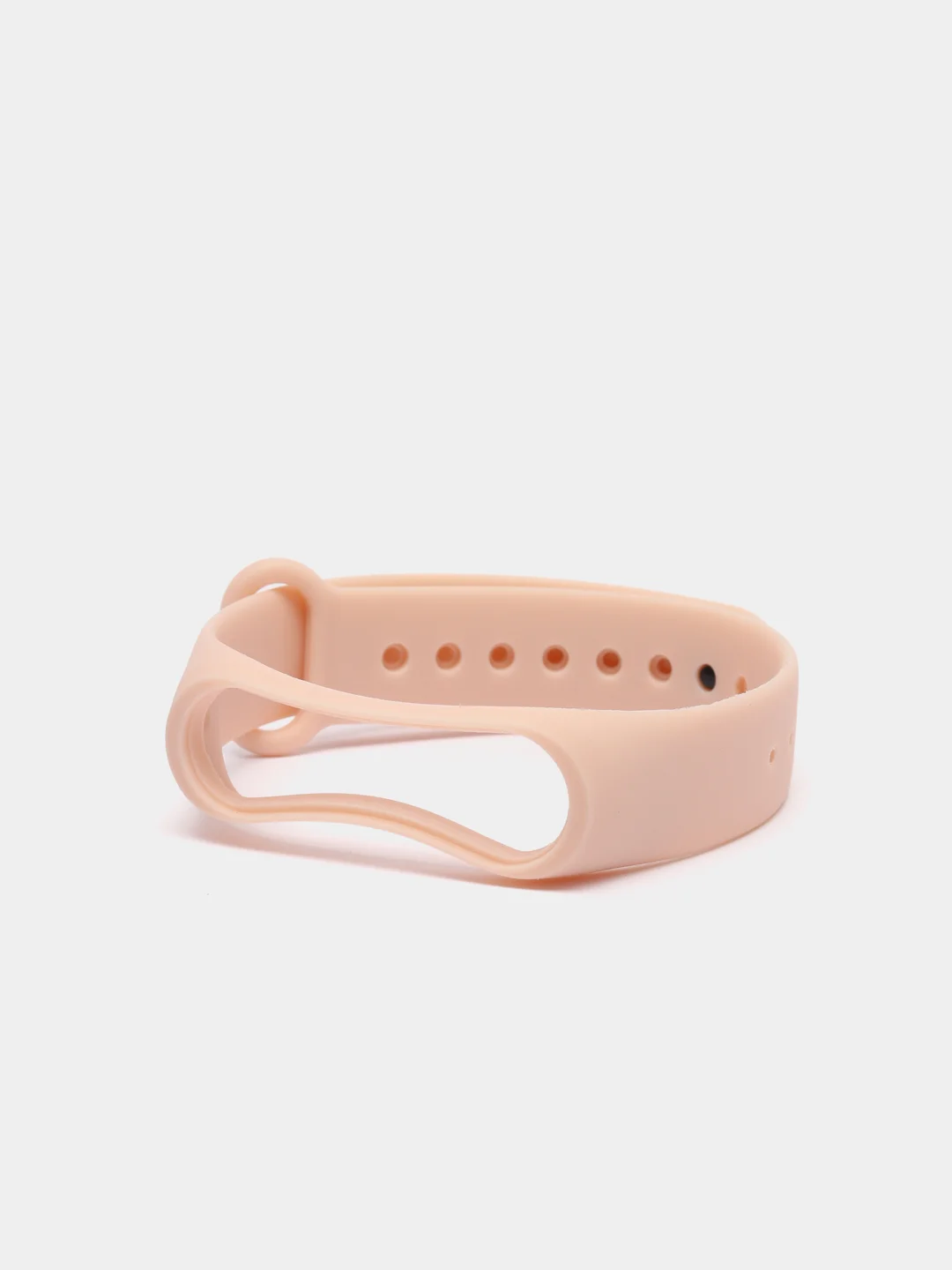 Пудровый силиконовый ремешок для Xiaomi Mi Band 3 / Mi Band 4 / Mi Band 5 / Браслет на Mi Band