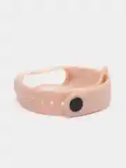 Пудровый силиконовый ремешок для Xiaomi Mi Band 3 / Mi Band 4 / Mi Band 5 / Браслет на Mi Band