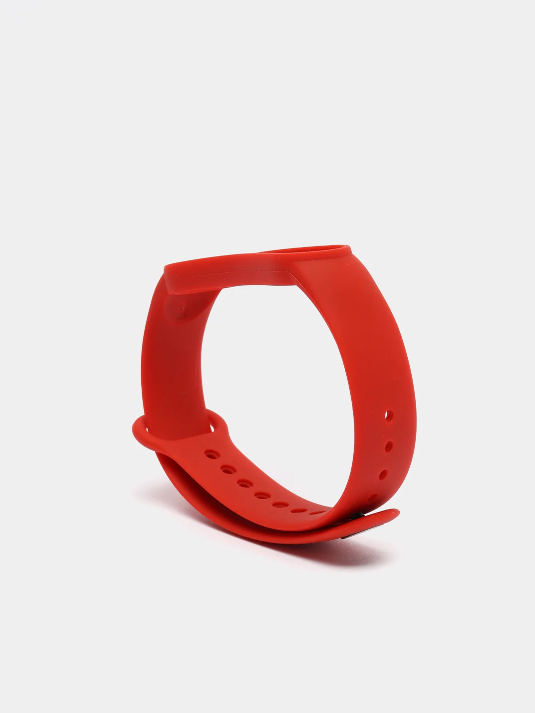 Красный силиконовый ремешок для Xiaomi Mi Band 3 / Mi Band 4 / Mi Band 5 / Браслет на Mi Band