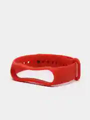 Красный силиконовый ремешок для Xiaomi Mi Band 3 / Mi Band 4 / Mi Band 5 / Браслет на Mi Band