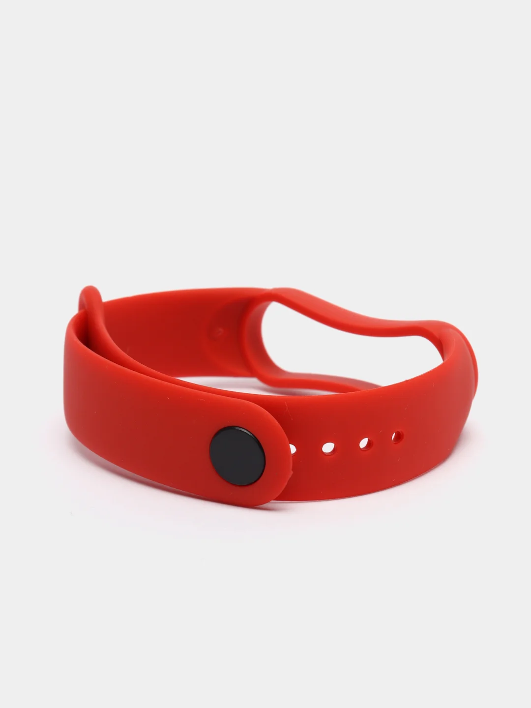 Красный силиконовый ремешок для Xiaomi Mi Band 3 / Mi Band 4 / Mi Band 5 / Браслет на Mi Band