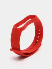 Красный силиконовый ремешок для Xiaomi Mi Band 3 / Mi Band 4 / Mi Band 5 / Браслет на Mi Band