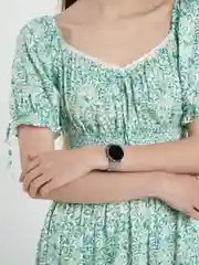 Серебряный электронные женские часы