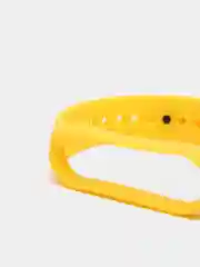 Желтый силиконовый ремешок для Xiaomi Mi Band 3 / Mi Band 4 / Mi Band 5 / Браслет на Mi Band