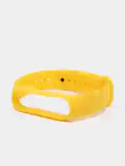 Желтый силиконовый ремешок для Xiaomi Mi Band 3 / Mi Band 4 / Mi Band 5 / Браслет на Mi Band