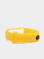 Желтый силиконовый ремешок для Xiaomi Mi Band 3 / Mi Band 4 / Mi Band 5 / Браслет на Mi Band