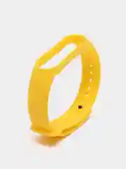 Желтый силиконовый ремешок для Xiaomi Mi Band 3 / Mi Band 4 / Mi Band 5 / Браслет на Mi Band