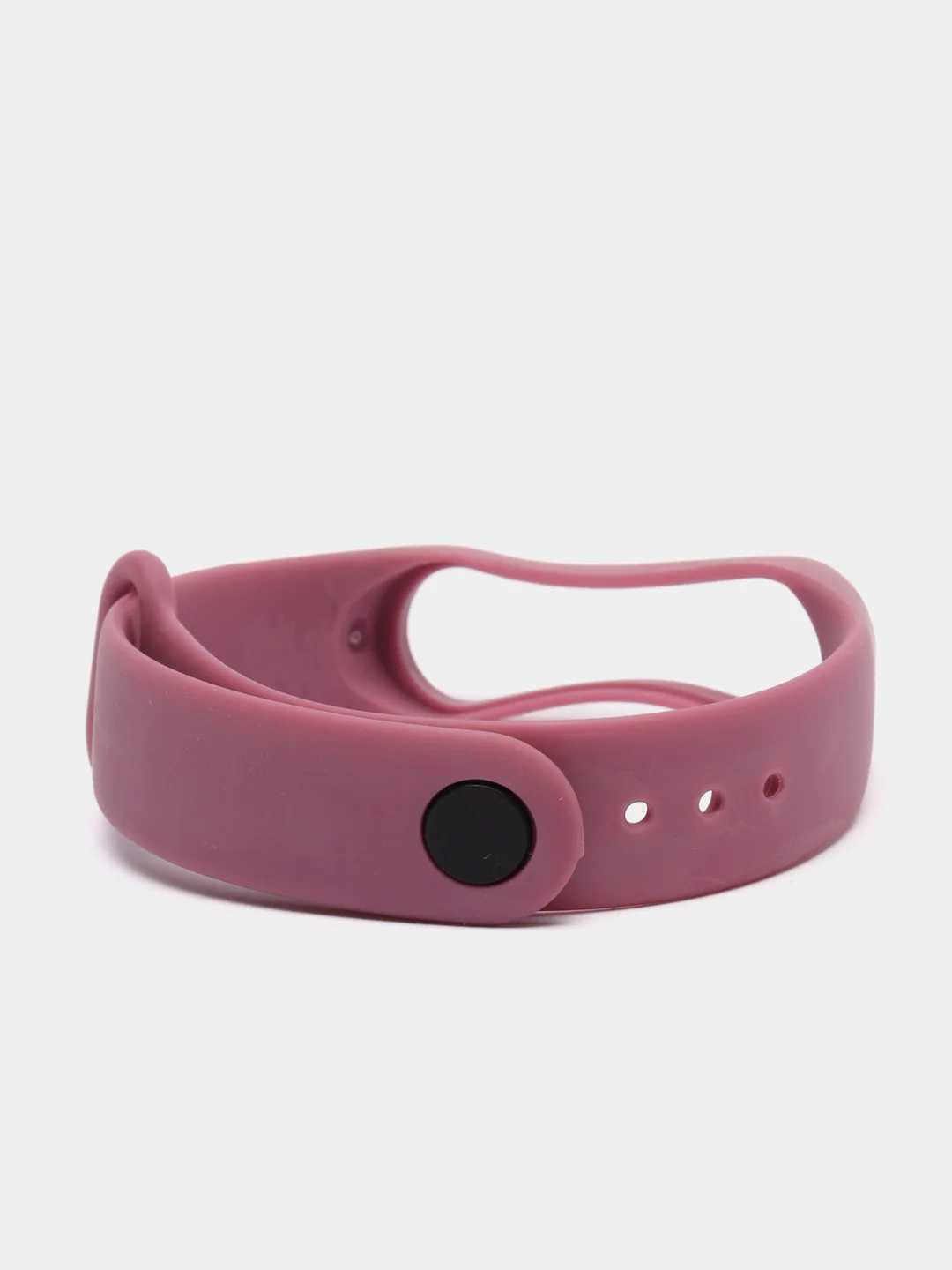 Сиреневый силиконовый ремешок для Xiaomi Mi Band 3 / Mi Band 4 / Mi Band 5 / Браслет на Mi Band