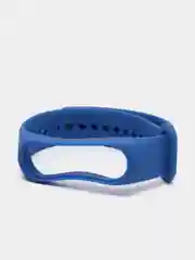 Синий силиконовый ремешок для Xiaomi Mi Band 3 / Mi Band 4 / Mi Band 5 / Браслет на Mi Band