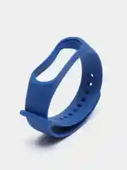 Синий силиконовый ремешок для Xiaomi Mi Band 3 / Mi Band 4 / Mi Band 5 / Браслет на Mi Band
