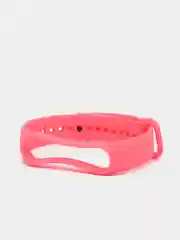 Тёмно-розовый силиконовый ремешок для Xiaomi Mi Band 3 / Mi Band 4 / Mi Band 5 / Браслет на Mi Band