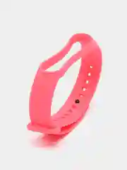 Тёмно-розовый силиконовый ремешок для Xiaomi Mi Band 3 / Mi Band 4 / Mi Band 5 / Браслет на Mi Band