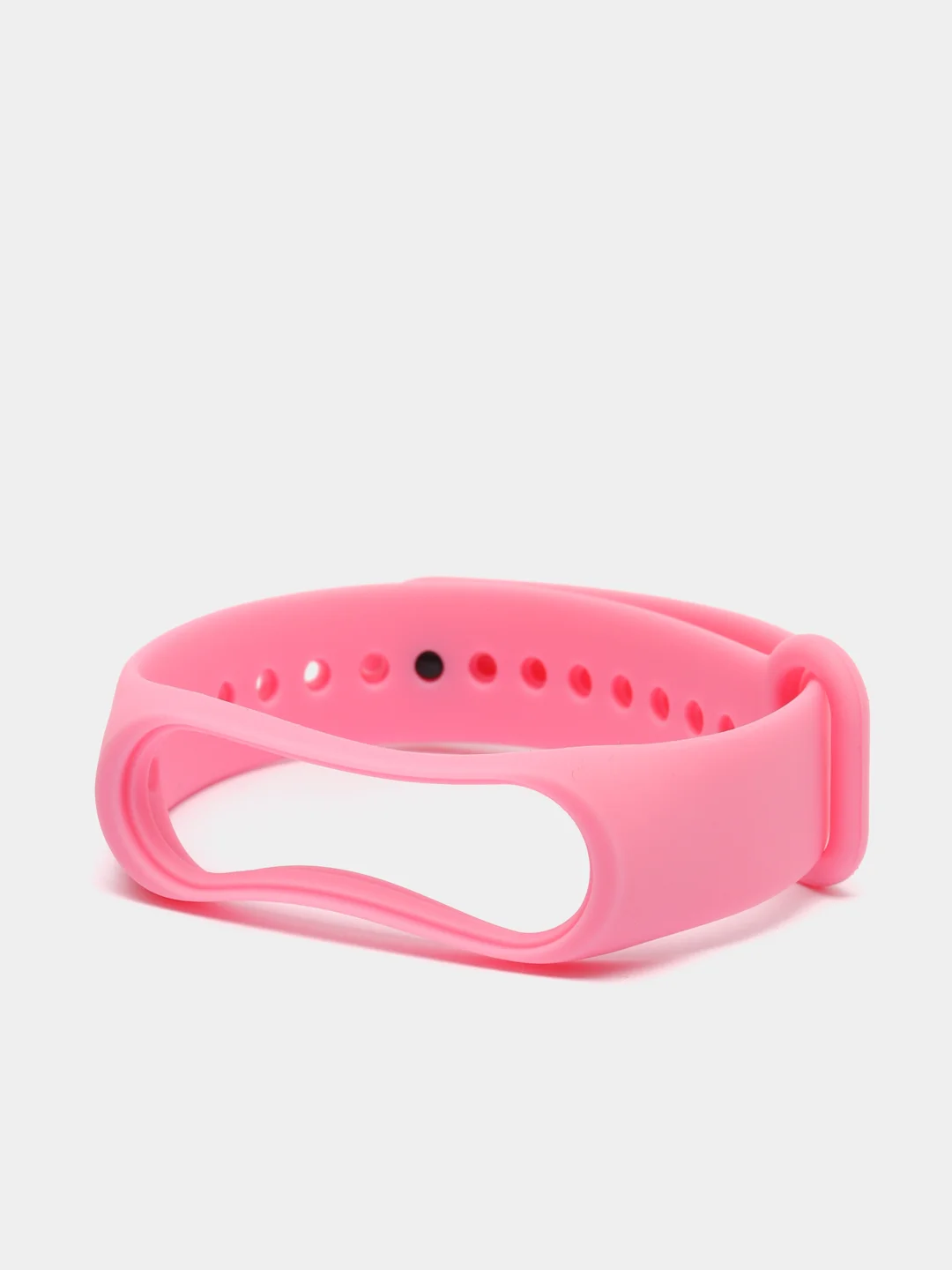 Розовый силиконовый ремешок для Xiaomi Mi Band 3 / Mi Band 4 / Mi Band 5 / Браслет на Mi Band