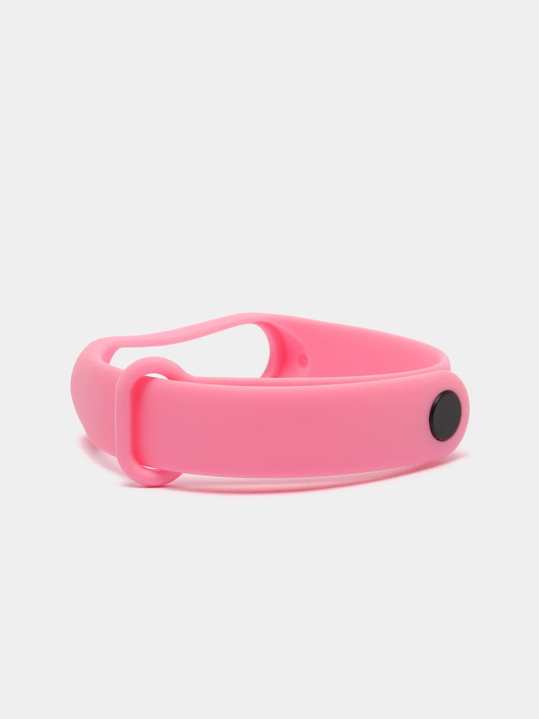 Розовый силиконовый ремешок для Xiaomi Mi Band 3 / Mi Band 4 / Mi Band 5 / Браслет на Mi Band