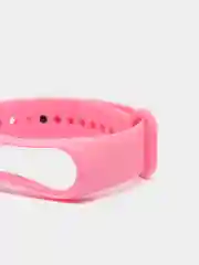 Розовый силиконовый ремешок для Xiaomi Mi Band 3 / Mi Band 4 / Mi Band 5 / Браслет на Mi Band
