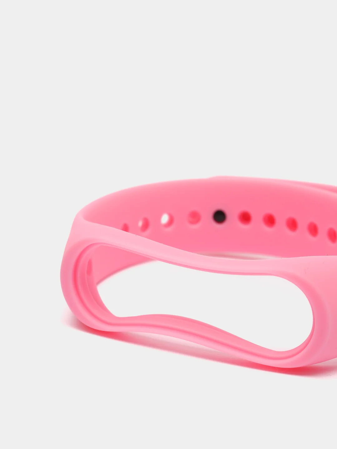 Розовый силиконовый ремешок для Xiaomi Mi Band 3 / Mi Band 4 / Mi Band 5 / Браслет на Mi Band