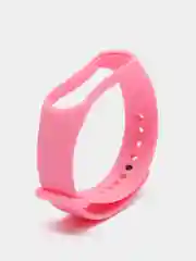 Розовый силиконовый ремешок для Xiaomi Mi Band 3 / Mi Band 4 / Mi Band 5 / Браслет на Mi Band