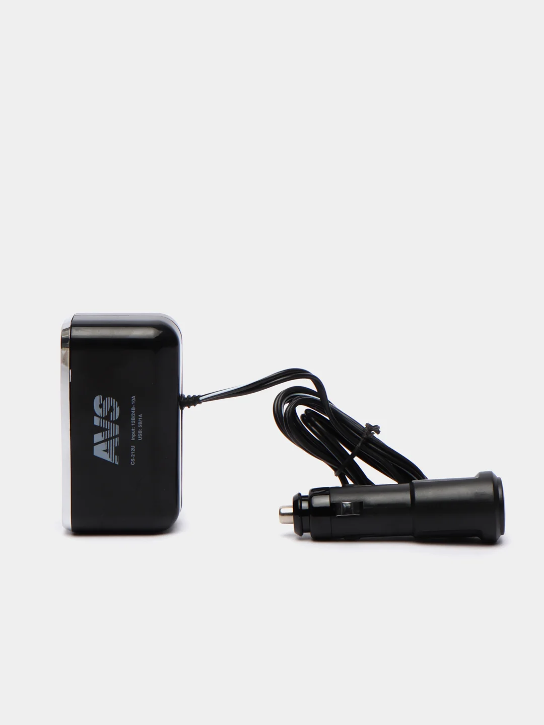 Разветвитель прикуривателя 12/24V (на 2 выхода + USB)