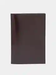 Коралловый обложка для паспорта, выделанная кожа