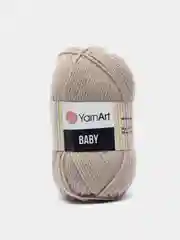 Бежевый меланж пряжа YarnArt "Baby", 50г, 150м, 100% акрил