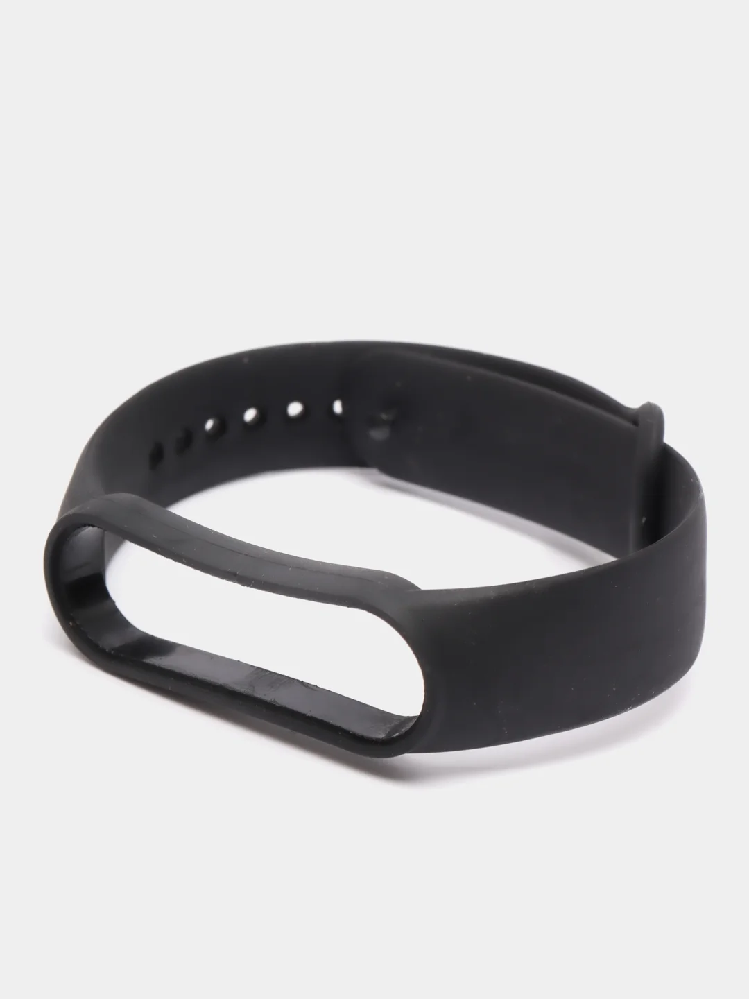 Черный ремешок для фитнес браслета Xiaomi Mi Band 5