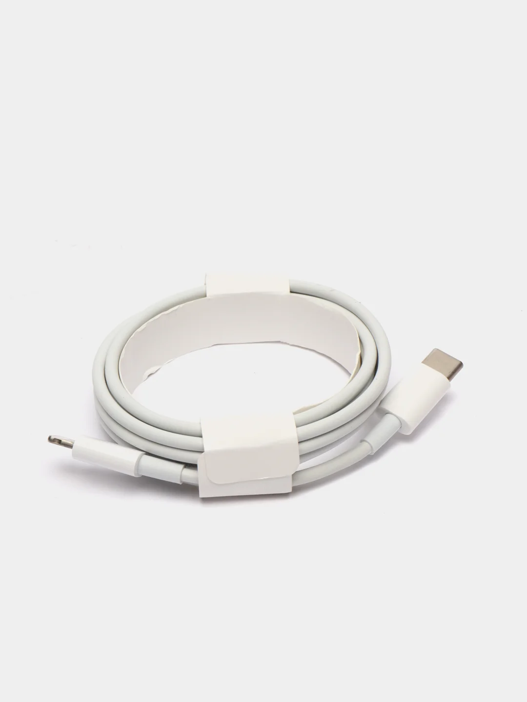 Белый кабель для iPhone lightning type-c быстрая зарядка лайтинг