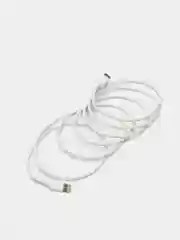 Белый кабель для iPhone lightning type-c быстрая зарядка лайтинг