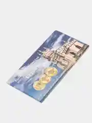 Буклет под 2 монеты и банкноту, посвященные Республики Крым и Севастополь, 2014 г