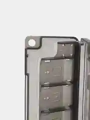 Черный кейс-коробка для хранения 8 игровых картриджей Nintendo Switch