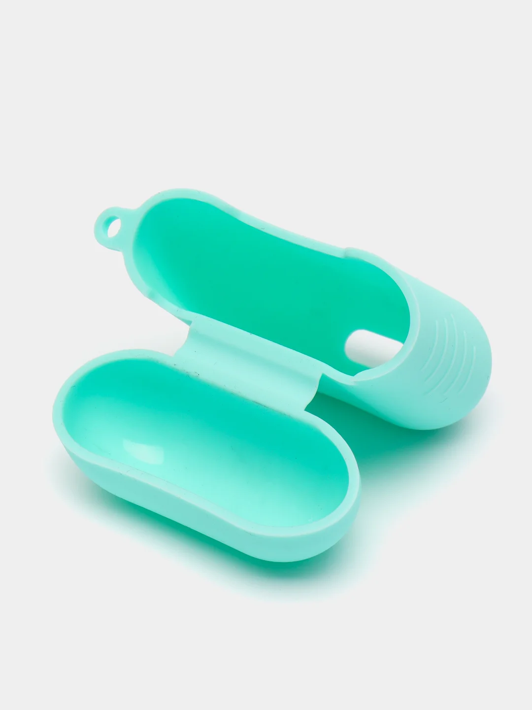 Бирюзовый силиконовый чехол для беспроводных наушников AirPods 1, AirPods 2