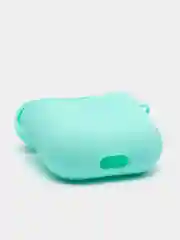 Бирюзовый силиконовый чехол для беспроводных наушников AirPods 1, AirPods 2