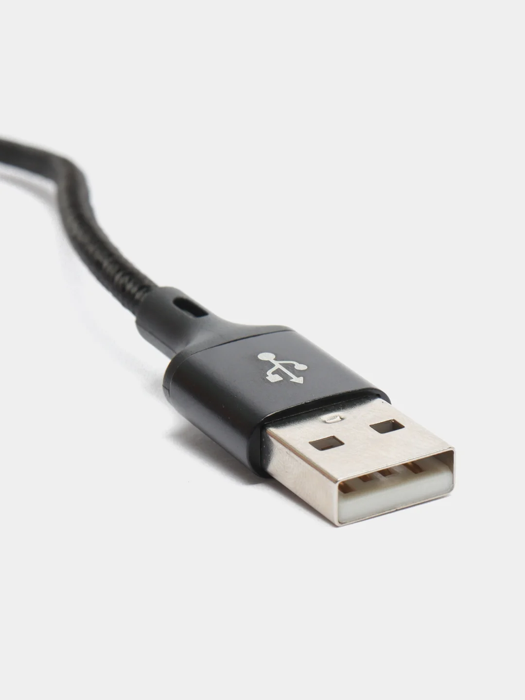 Черный кабель Olmio Basic lightning для iPhone (Айфон), c быстрой зарядкой, 1,2 м